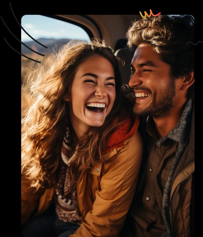 Happy customers enjoying rewards benefits